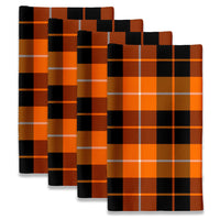 Halloween Napkins - Halloween Plaid