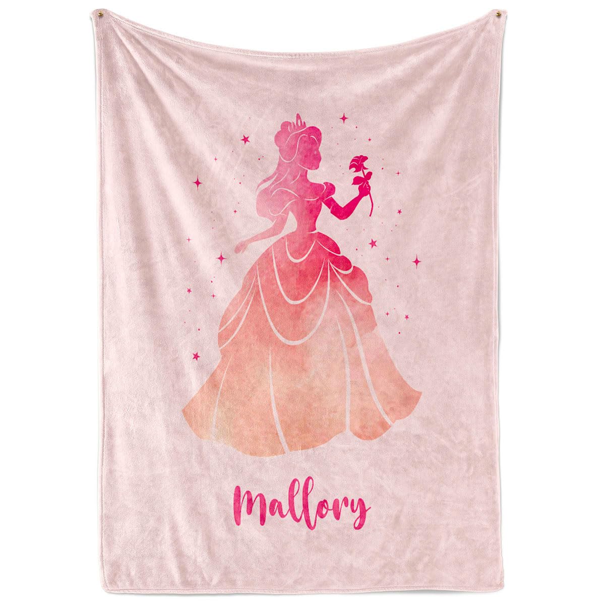 Princess Castle Personalized Blanket - Princess Blanket for Girls - Baby Blanket - Gifts for Girls Room - Pink Girls Blanket - Plush and Super Soft (Fleece 30"x40")