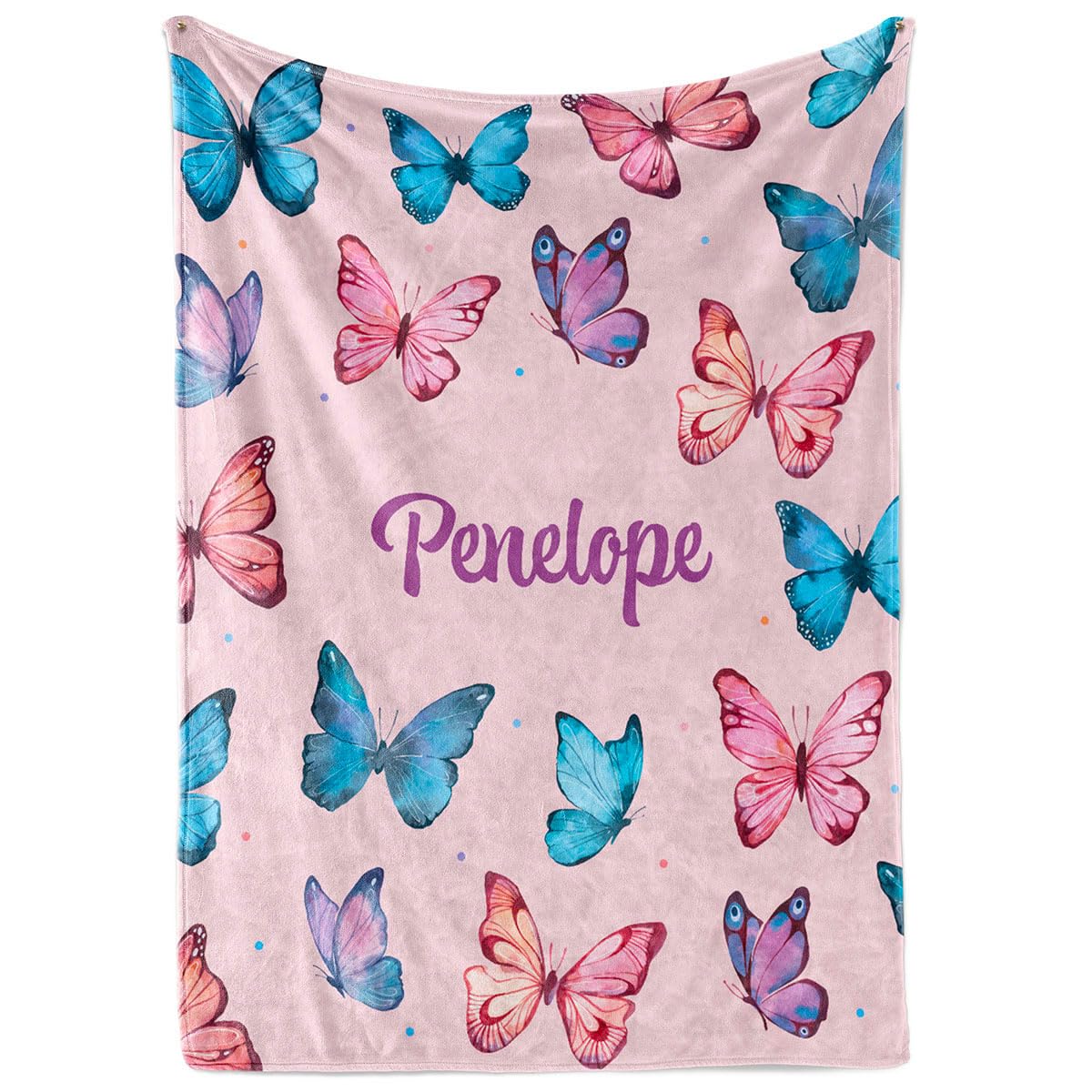 Princess Castle Personalized Blanket - Princess Blanket for Girls - Baby Blanket - Gifts for Girls Room - Pink Girls Blanket - Plush and Super Soft (Fleece 30"x40")
