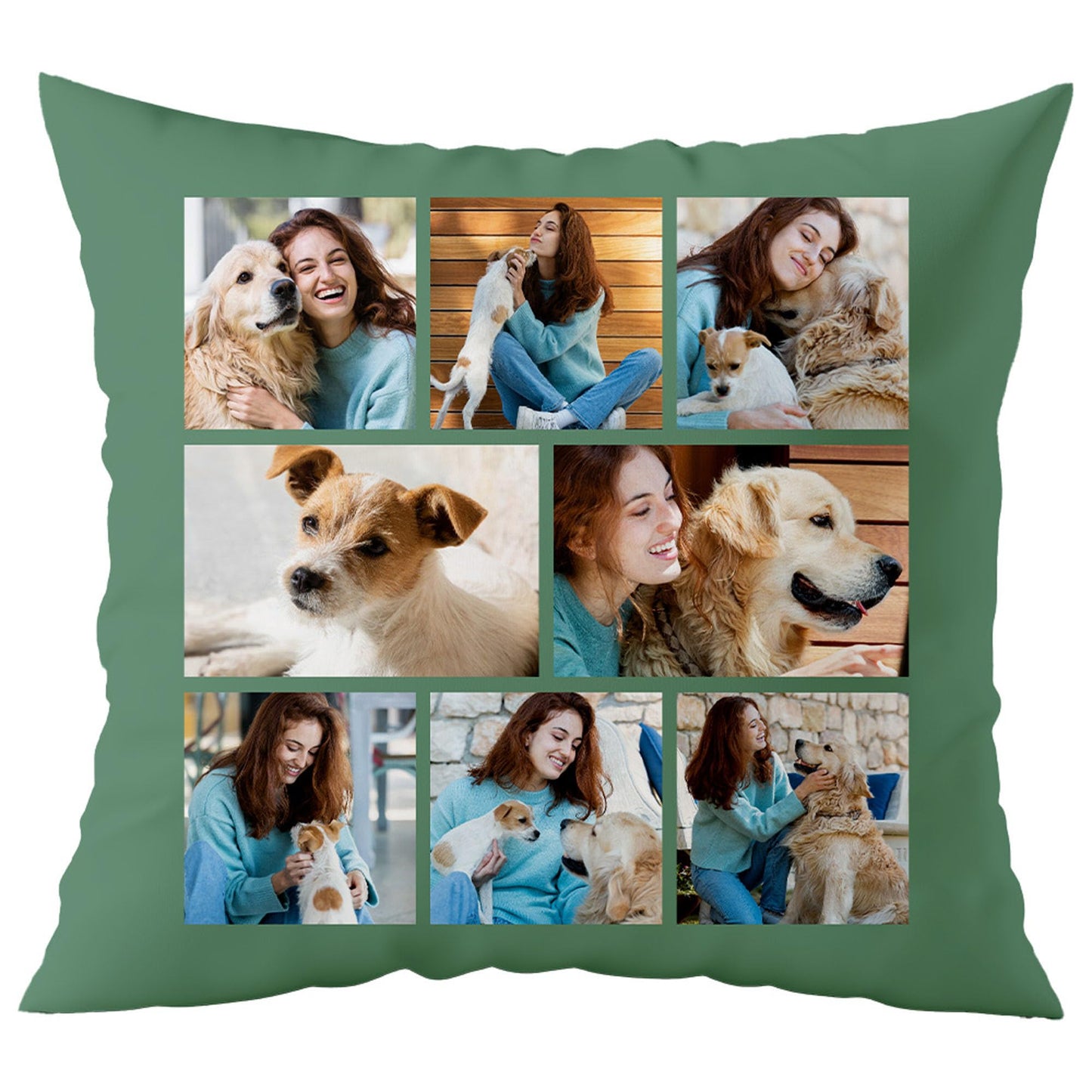 Fabric Textile Products Custom Pillows with Picture - USA Made - Customized Pillows with Pictures and Text - Throw Pillow - Personalized Gift - Friend Gifts - Kids Pillows (20"x20")