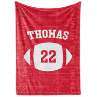 Custom Football Blanket