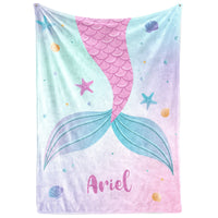 Custom Mermaid Blanket