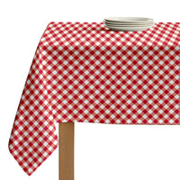 Summer Tartan Tablecloth - Red Gingham Check