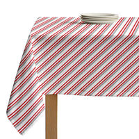 Christmas Tablecloth - Christmas Peppermint Stripe