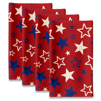 Americana Napkins - Blue and Cream Stars