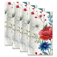 Americana Napkins - Patriotic Florals