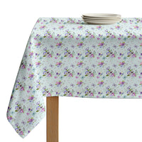 Spring Florals Tablecloth - Blooming Flowers and Butterflies