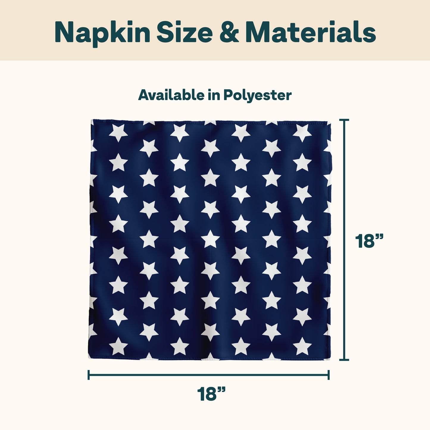 Americana Napkins - Old Glory Blue Stars