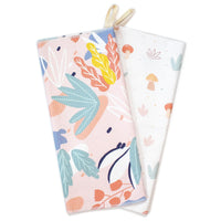 Kitchen Dish Towels - Flowery Mushrooms