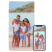Custom Photo Beach Towel