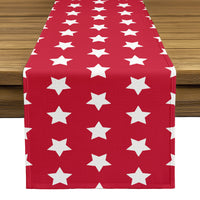 Americana Table Runner - Freedom Stars Red