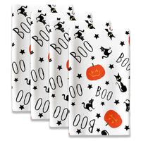 Halloween Napkins - Pumpkins Bats & Stars