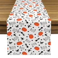 Halloween Table Runner - Pumpkins Bats & Stars