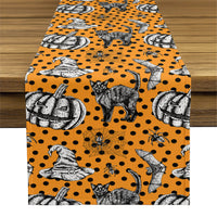 Halloween Table Runner - Halloween Icons
