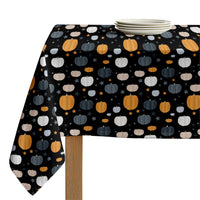 Halloween Tablecloth - Halloween Pumpkins & Stars