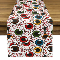 Halloween Table Runner - Bloodshot Eyeballs