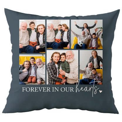 Custom Pillow - Pet Memorial Gifts for Dogs and Cats - Personalized Memorial Throw Pillow Remembrance Gift - USA Family Made with Love (16"x16")