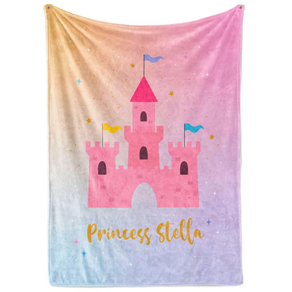 Mermaid Tails Soft Plush Blanket - Girls' Little Mermaid Gift - Birthday Party - Fleece & Sherpa Throw (30"x40")