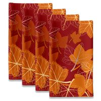 Fall Napkins - Seasonal Fall Leaves