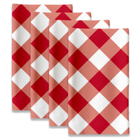 Summer Tartan Napkins - Red Gingham Check