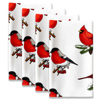 Christmas Napkins - Christmas Cardinals