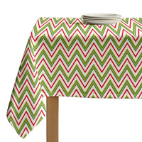 Christmas Tablecloth - Christmas Chevron