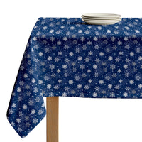 Christmas Tablecloth - Winter Blue Snowflakes
