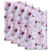 Spring Florals Napkins - Brush Stroke Purple Flowers
