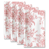 Spring Florals Napkins - Bouquet of Peach Flowers