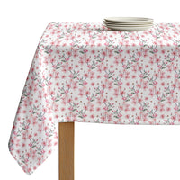 Spring Florals Tablecloth - Pink Floral Blossom