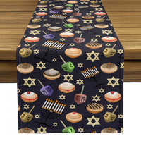 Hanukkah Table Runner - Dreidel Delightfulness