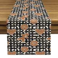 Christmas Table Runner - Gingerbread Plaid