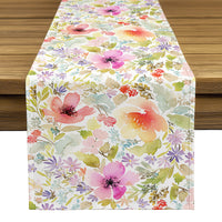 Spring Florals Table Runner - Botanical Gardens Dogwood