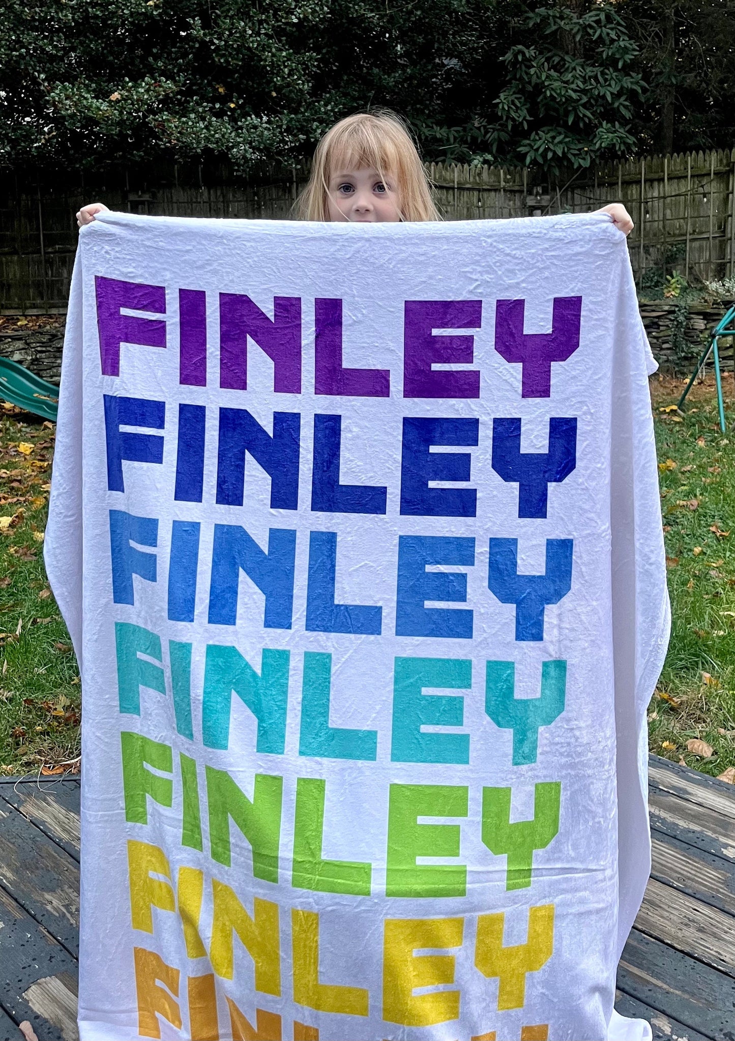 Personalized Name Blanket, Rainbow Blanket, Personalized Gift Blanket, Girl Blanket, Boy Blanket, Todler Blanket, Gift Blanket