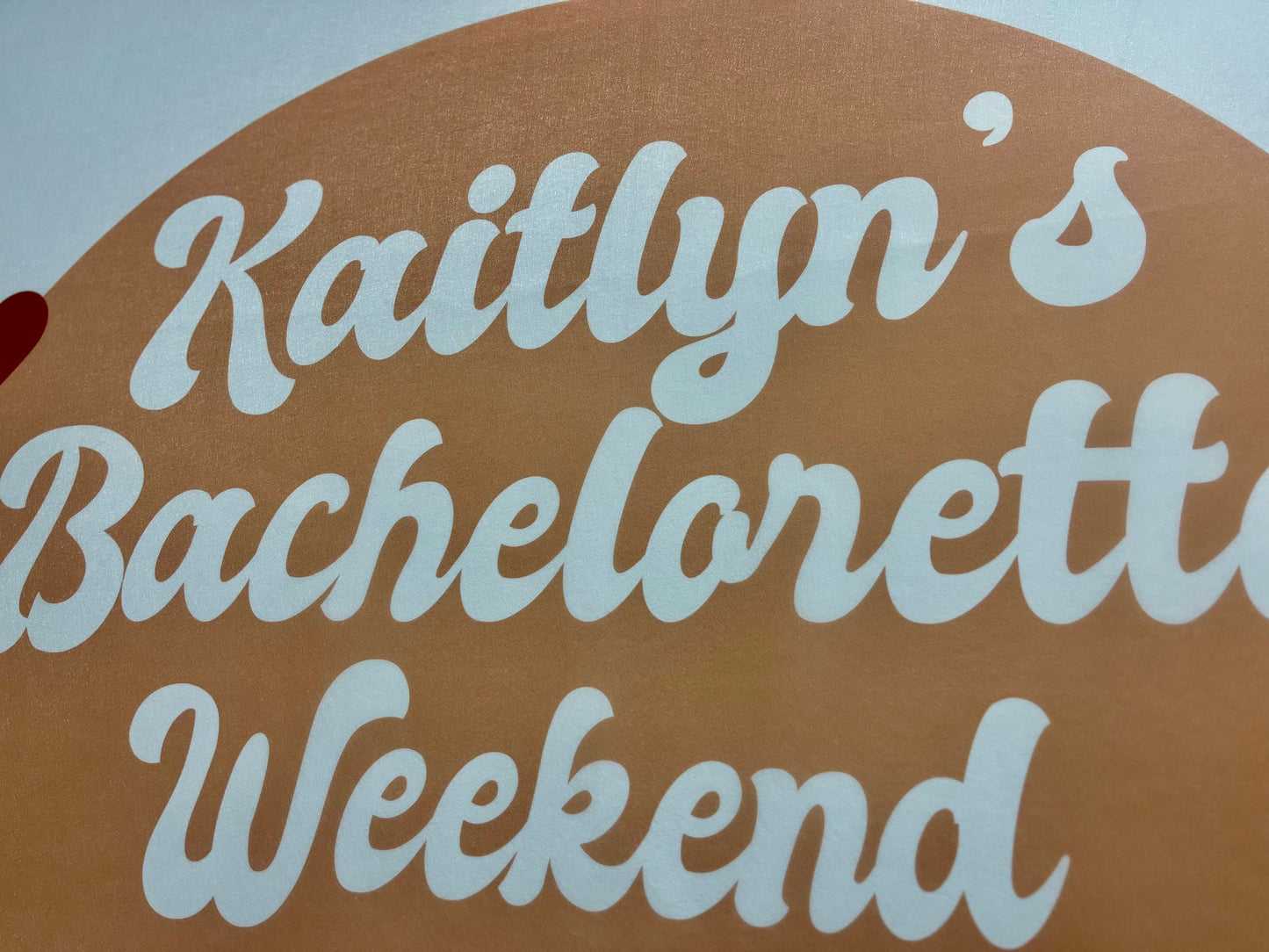 Custom Bachelorette Banner | Personalized Flag or Backdrop for Glam Bach Weekend | Multiple Sizes and Built-In Hang Ties