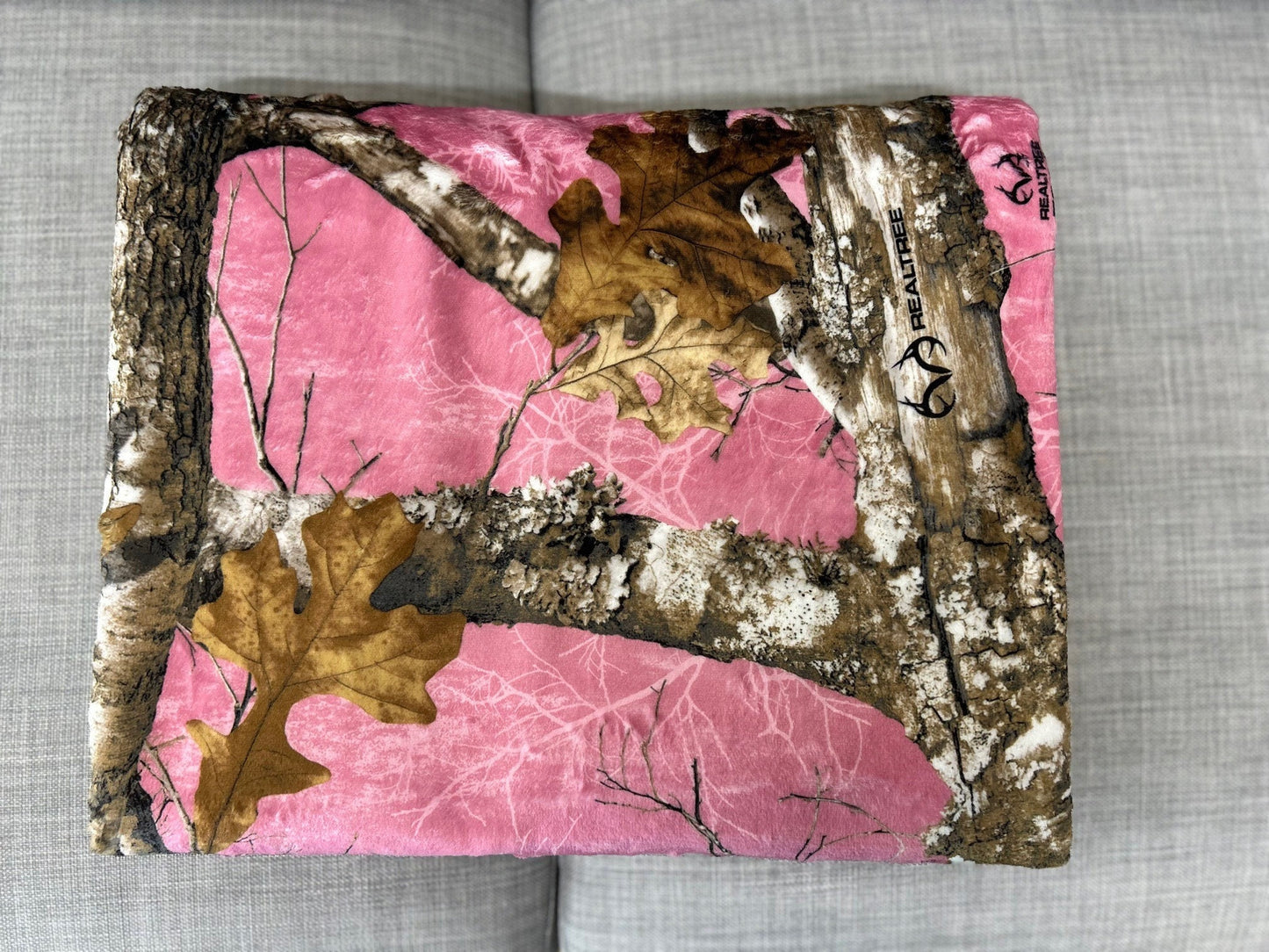 Realtree Camo Throw Blanket, Hunting, Custom Blanket, Gift for Boys, Girls, and Adults, Hunting Theme Decor, Multiple Sizes, Fleece & Sherpa