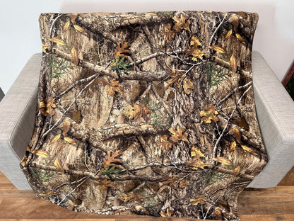 Realtree Camo Throw Blanket, Hunting, Custom Blanket, Gift for Boys, Girls, and Adults, Hunting Theme Decor, Multiple Sizes, Fleece & Sherpa