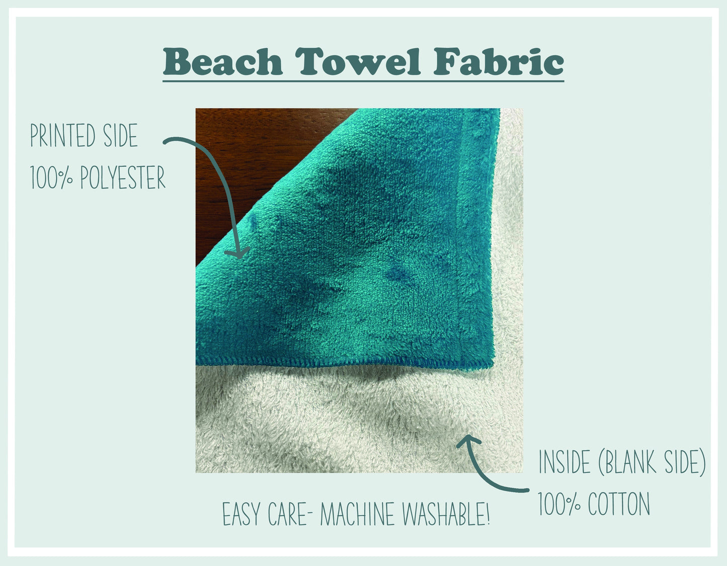 Personalized Beach Towel, Beach Please Towel, 30"x60" Beach Towel, Personalized Gift for Adults, Gift for Her