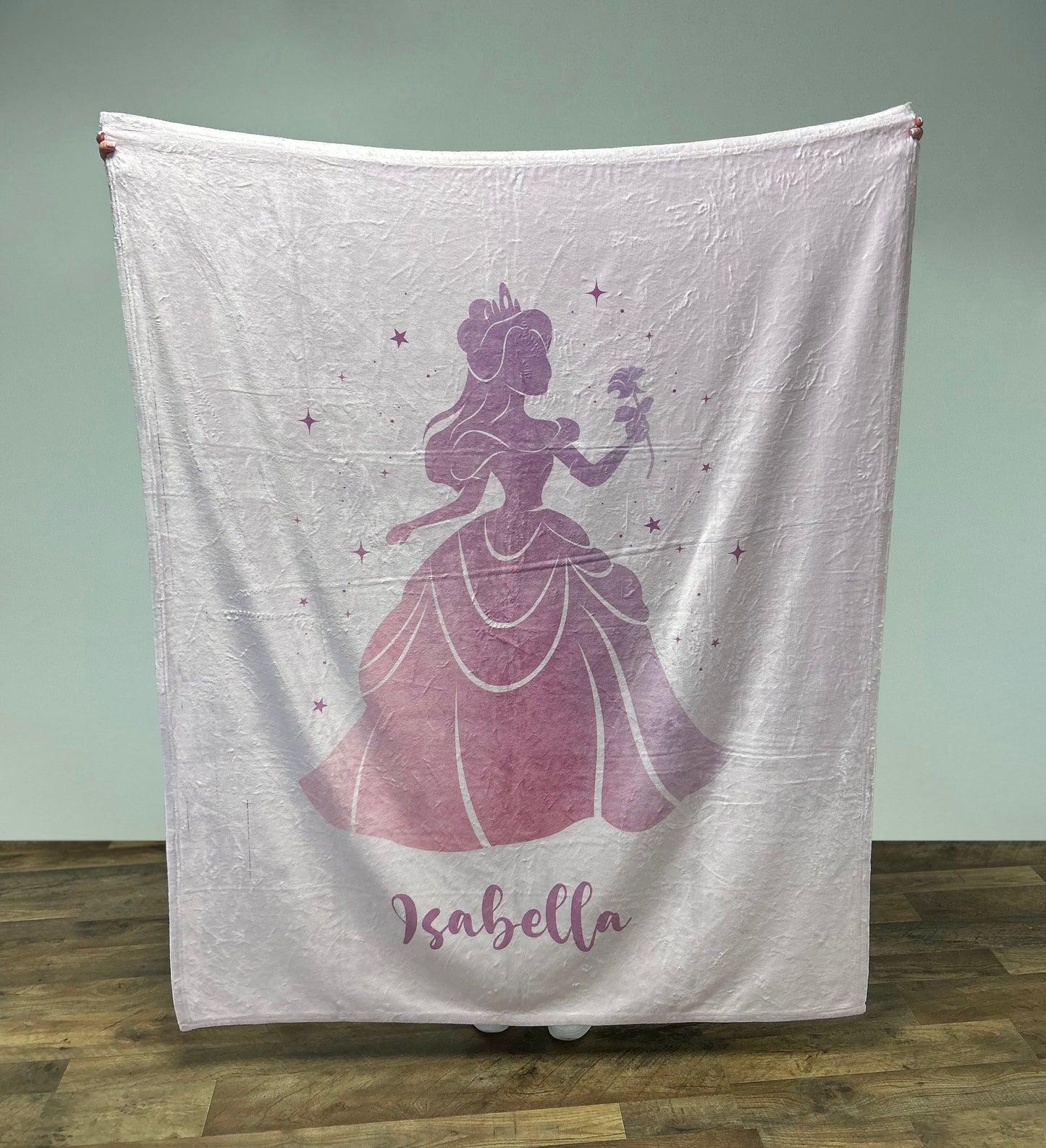 Personalized Kids Princess Name Blanket, Girl Blanket Gift, Baby Blanket Gift, Kids Blanket, Personalized Gift, Gift for Her