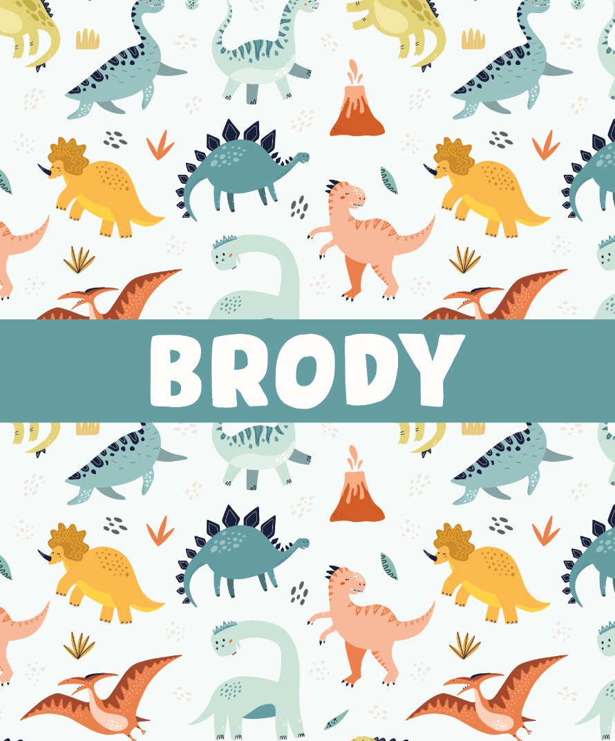 Personalized Custom Blanket with Dinosaurs, Boy Blanket Gift, Baby Blanket Gift, Kids Blanket, Personalized Gift, Gift for Baby and Toddlers