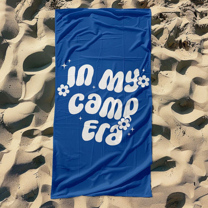 Personalized Beach Towel, Custom Camp Era Pool Towel, 30"x60" Beach Towel, Personalized Gift for Toddlers/Kids/Adults, Summer Camp Gift