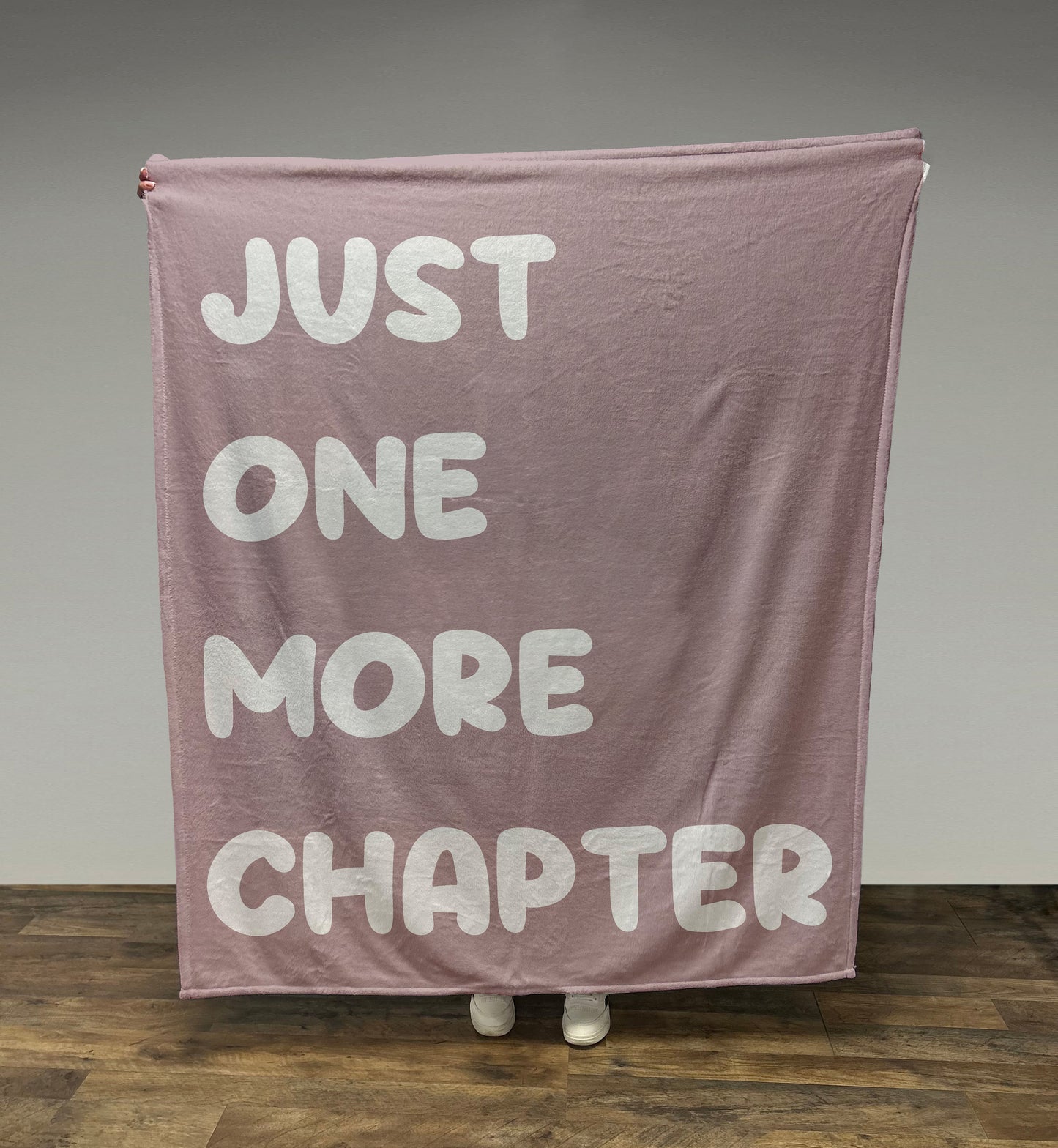 Just One More Chapter Blanket, Girl Blanket Gift, Book Lovers Gift, Kids Blanket, Personalized Gift, Gift for Her, Gift For Book Lovers