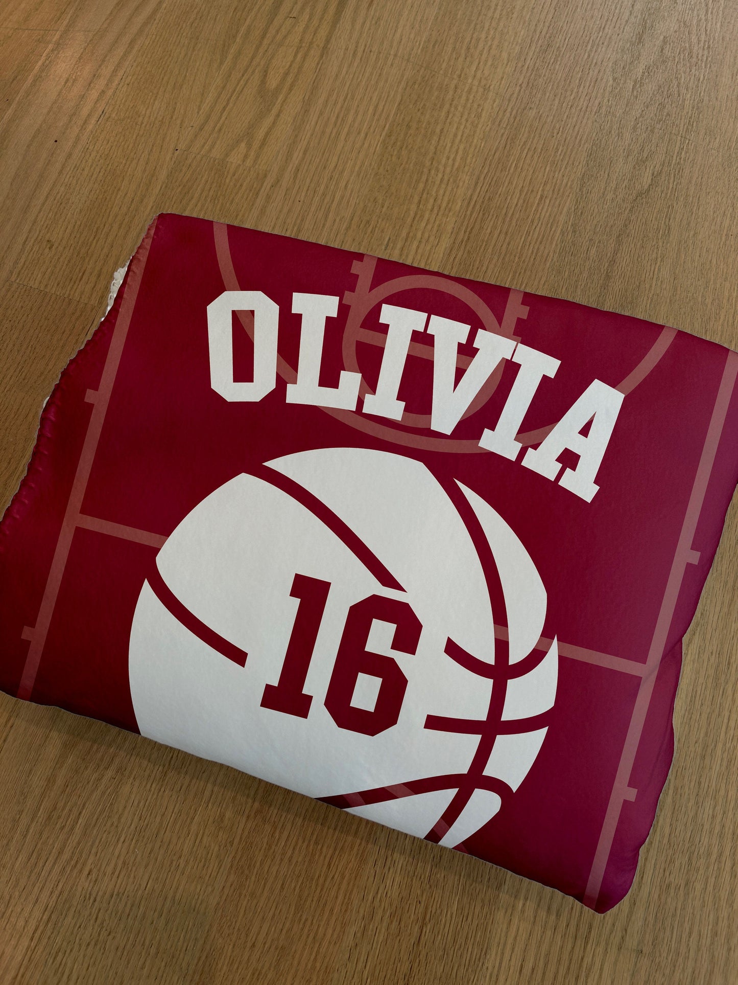 Custom Basketball Blanket with Name and Number, Custom Name Blanket, Basketball Blanket, Sports Blanket, Team Gift, Basketball Gift