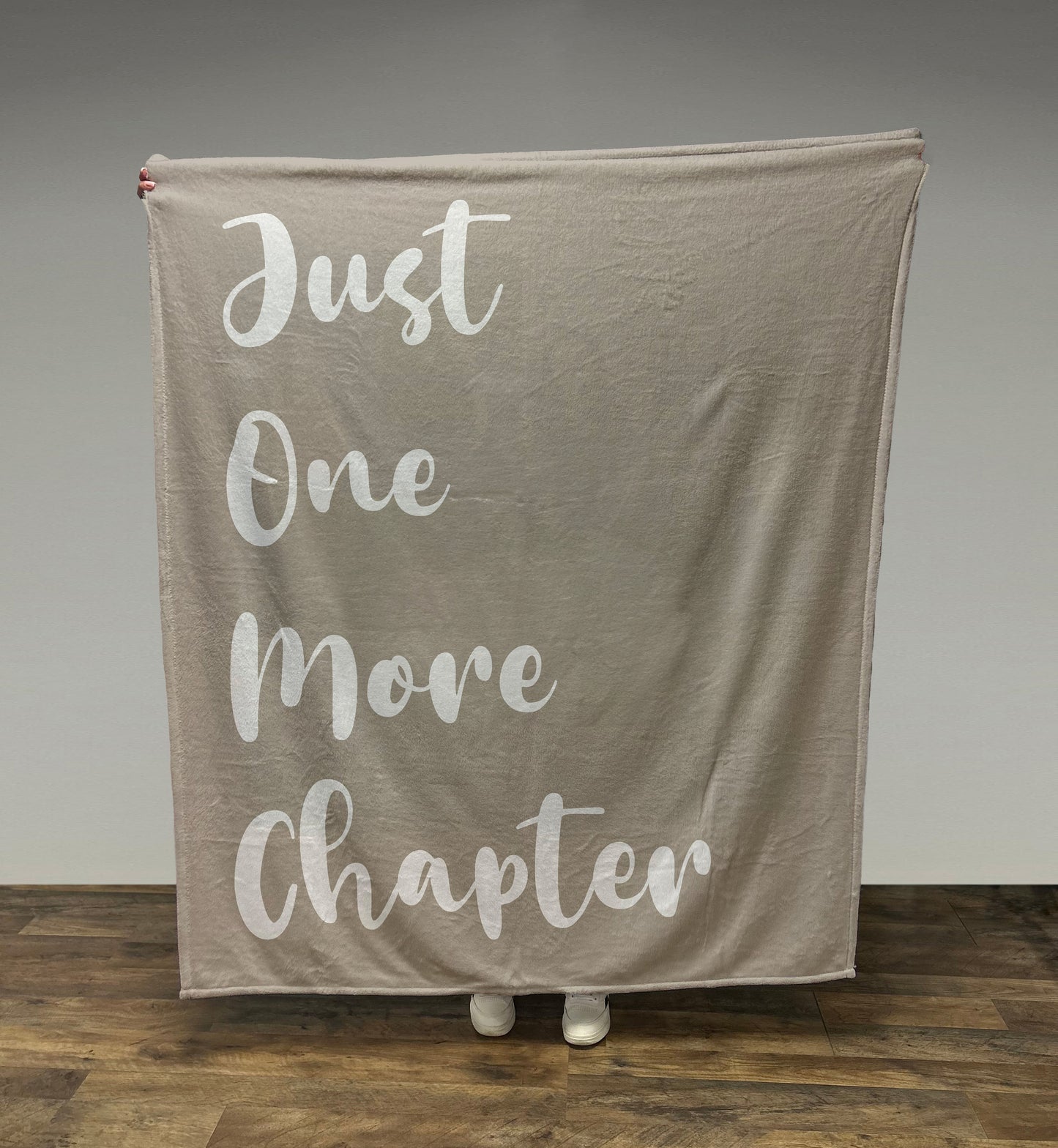 Just One More Chapter Blanket, Girl Blanket Gift, Book Lovers Gift, Kids Blanket, Personalized Gift, Gift for Her, Gift For Book Lovers